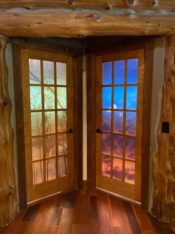 Sticks & Stones hand-notched cedar log cabin work