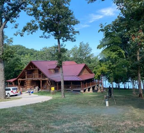 Sticks & Stones hand-notched cedar log cabin work