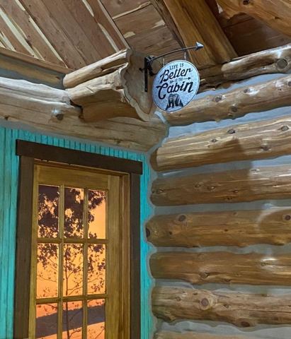Sticks & Stones hand-notched cedar log cabin work
