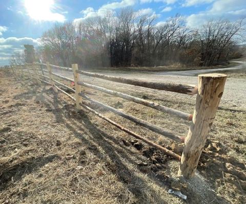 Sticks & Stones hand-notched cedar log cabin work