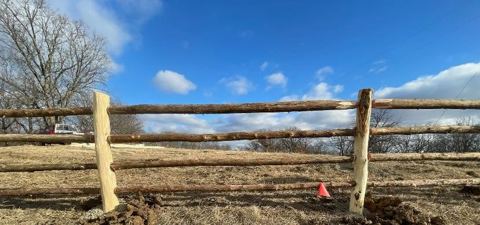 Sticks & Stones hand-notched cedar log cabin work