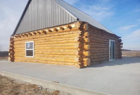 Sticks & Stones hand-notched cedar log cabin work