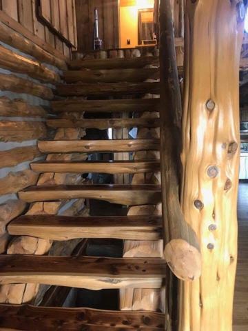 Sticks & Stones hand-notched cedar log cabin work