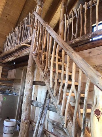 Sticks & Stones hand-notched cedar log cabin work