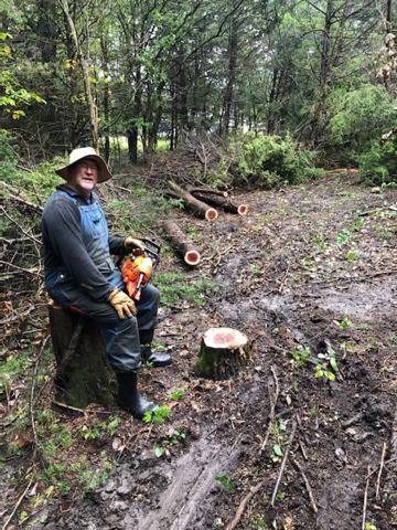 Sticks & Stones hand-notched cedar log cabin work