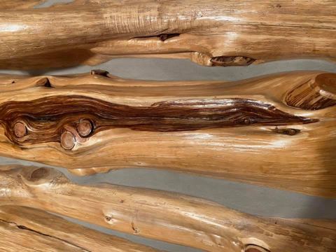 Sticks & Stones hand-notched cedar log cabin work