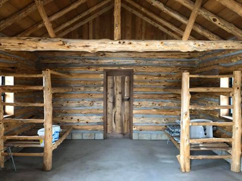Sticks & Stones hand-notched cedar log cabin work